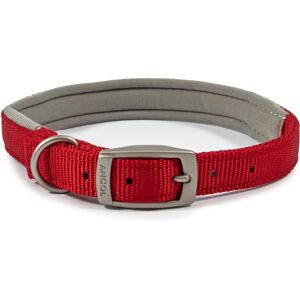 Ancol Heritage Nylon Padded Collar Red - Dog Collar Ancol Heritage Nylon Padded Collar Red - Dog Collar