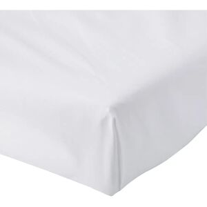 Helena Springfield Plain Dye Polycotton Fitted Sheet - Extra Deep, White, Double Helena Springfield Plain Dye Polycotton Fitted Sheet - Extra Deep, White, Double