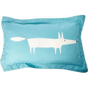 Scion Mr Fox Cotton Teal Oxford Pillowcase - Pillowcase Scion Mr Fox Cotton Teal Oxford Pillowcase - Pillowcase