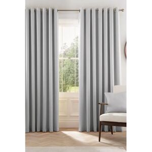 Helena Springfield Eden Silver Woven Lined Curtains - Curtain Helena Springfield Eden Silver Woven Lined Curtains - Curtain