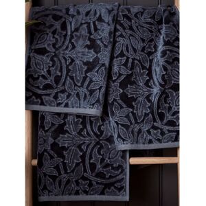 Morris & Co. William Morris Blue Towels - Abstract Floral Pattern Morris & Co. William Morris Blue Towels - Abstract Floral Pattern