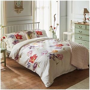 Sanderson Tulipomania Duvet Cover Set Single Rose Red & Amethyst - Duvet Cover Set Sanderson Tulipomania Duvet Cover Set Single Rose Red & Amethyst - Duvet Cover Set