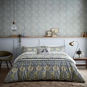 Morris & Co Seaweed Duvet Cover Double Cobalt Thyme - Duvet Cover Morris & Co Seaweed Duvet Cover Double Cobalt Thyme - Duvet Cover