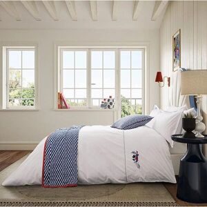 Land & Shore Fia Duvet Cover Set - Double Blue Red Land & Shore Fia Duvet Cover Set - Double Blue Red
