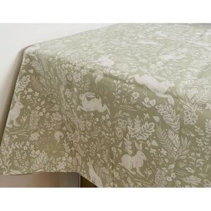 Le Chateau Textiles William Morris Forest Life Green 132X178cm Cotton Tablecloth - Tablecloth Le Chateau Textiles William Morris Forest Life Green 132X178cm Cotton Tablecloth - Tablecloth