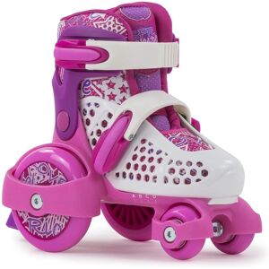 SFR Stomper Pattini a rotelle bianchi/rosa per bambini - Pattini per bambini SFR Stomper Pattini a rotelle bianchi/rosa per bambini - Pattini per bambini