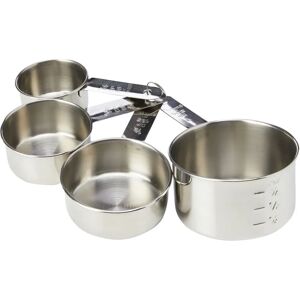 Dexam Stainless Steel Measuring Cups - Set of 4 Dexam Stainless Steel Measuring Cups - Set of 4