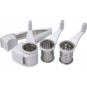 Dexam Swift Rotary Grater - 3 Barrel, White - Rotary Grater Dexam Swift Rotary Grater - 3 Barrel, White - Rotary Grater