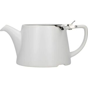 London Pottery Satin White Oval Teapot - 750ml - Teapot London Pottery Satin White Oval Teapot - 750ml - Teapot