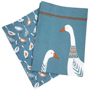 Dexam Giggling Geese Set of 2 Tea Towels - Kitchen Accessories Dexam Giggling Geese Set of 2 Tea Towels - Kitchen Accessories