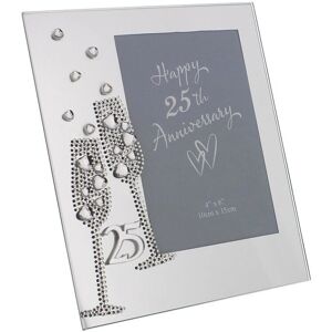Juliana - Anniversary Mirror Frame - 4x6 - Crystal - Picture frame Juliana - Anniversary Mirror Frame - 4x6 - Crystal - Picture frame