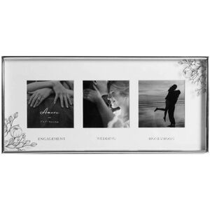 WIDDOP and Co. - 3 x 3 ft - Silver - Floral - Frame WIDDOP and Co. - 3 x 3 ft - Silver - Floral - Frame