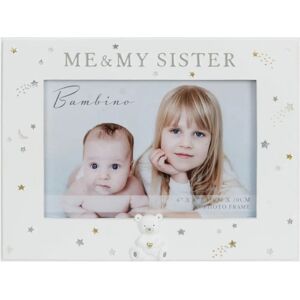 Bambino by Juliana White Resin Photo Frame - 6x4 - Siblings Bambino by Juliana White Resin Photo Frame - 6x4 - Siblings