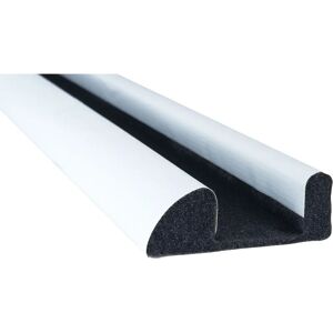 STORMGUARD White Foam Door Bottom Draught Excluder - Door Draft Stopper STORMGUARD White Foam Door Bottom Draught Excluder - Door Draft Stopper