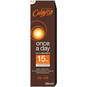 Calypso SPF 15 Once A Day Tan & Protect - Sun Protection Lotion Calypso SPF 15 Once A Day Tan & Protect - Sun Protection Lotion