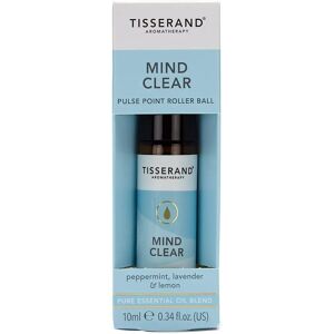 Tisserand Aromatherapy Mind Clear Pulse Point Roll-On - Essential Oil 10ml Tisserand Aromatherapy Mind Clear Pulse Point Roll-On - Essential Oil 10ml