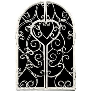 Marco Paul Metal Vintage Garden Mirror - Wall-mounted, Large size, Shabby chic style Marco Paul Metal Vintage Garden Mirror - Wall-mounted, Large size, Shabby chic style