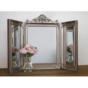 Marco Paul Interiors Antique Mirror - Rustic Vanity Table Gold Marco Paul Interiors Antique Mirror - Rustic Vanity Table Gold