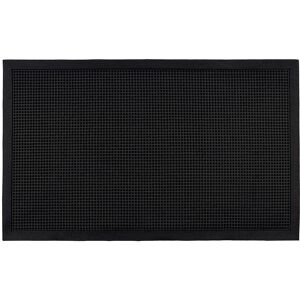JVL - Orion Scraper Rubber Pin Doormat - Black - 45x75cm - Doormat JVL - Orion Scraper Rubber Pin Doormat - Black - 45x75cm - Doormat