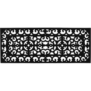 JVL Lexi Wrought Iron Effect Rubber Patio Mat - Patio Mat JVL Lexi Wrought Iron Effect Rubber Patio Mat - Patio Mat