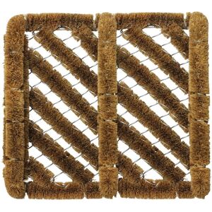 JVL Boston Alfombra de fibra de coco para botas - 30 x 35 cm JVL Boston Alfombra de fibra de coco para botas - 30 x 35 cm