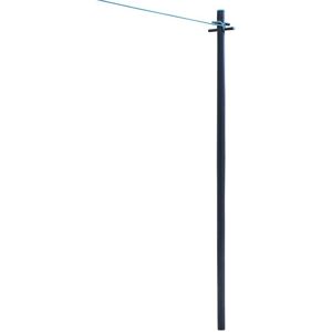 JVL 2.4M Washing Line Post - Durable, 30m PVC Clothes Line & Ground Socket JVL 2.4M Washing Line Post - Durable, 30m PVC Clothes Line & Ground Socket