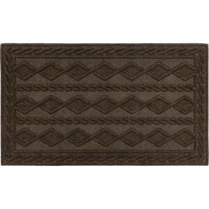 JVL - Knit Rubber Doormat - Brown JVL - Knit Rubber Doormat - Brown