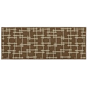 JVL - Vector - Brown - 57x150cm - Runner Doormat JVL - Vector - Brown - 57x150cm - Runner Doormat