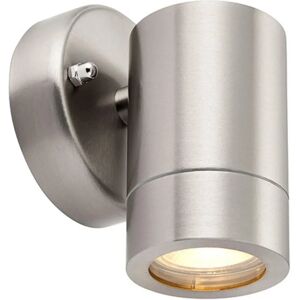Saxby Lighting Palin Outdoor Wall Lamp - IP44, Dimmable, Stainless Steel Saxby Lighting Palin Outdoor Wall Lamp - IP44, Dimmable, Stainless Steel