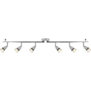 Saxby 61000 Amalfi 6 Light Ceiling Bar Spotlight Fitting - Ceiling Spotlight Fixture Saxby 61000 Amalfi 6 Light Ceiling Bar Spotlight Fitting - Ceiling Spotlight Fixture