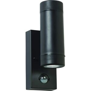 Saxby Icarus PIR - Black Outdoor Wall Light - 2 LED 5W IP44 Saxby Icarus PIR - Black Outdoor Wall Light - 2 LED 5W IP44