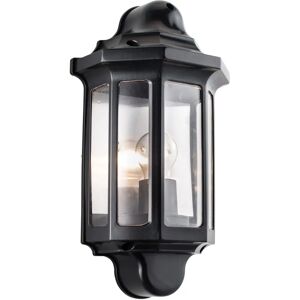 Endon Black Outdoor Wall Lantern - E27 IP44 Outdoor Light Endon Black Outdoor Wall Lantern - E27 IP44 Outdoor Light