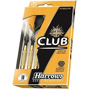 Harrows Brass Darts - 22g Steel Tip - Black/Gold - Darts Harrows Brass Darts - 22g Steel Tip - Black/Gold - Darts