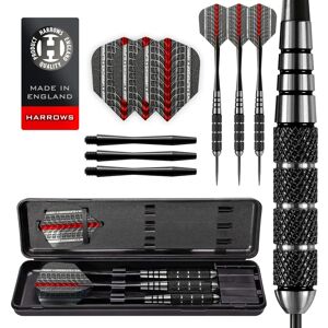 Darts Harrows Black Jack en acier inoxydable - Noir et argent - Publicité Darts Harrows Black Jack en acier inoxydable - Noir et argent - Publicité