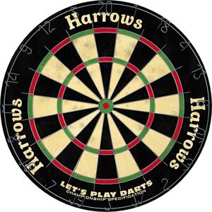 Harrows Let's Play Darts Dartboard - High-Density Sisalfiber, 35cm Harrows Let's Play Darts Dartboard - High-Density Sisalfiber, 35cm