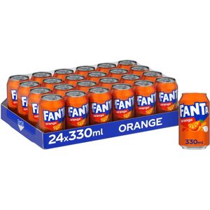 Fanta Orange 330ml Can Pack of 24 - Beverage Can Fanta Orange 330ml Can Pack of 24 - Beverage Can