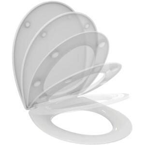 Ideal Standard Eurovit Toilet Seat - Softclose, White - Universal Fit Ideal Standard Eurovit Toilet Seat - Softclose, White - Universal Fit