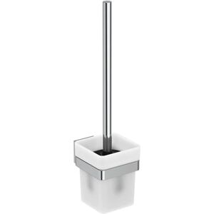 Ideal Standard Cube Bürstengarnitur - Wandmontage, Satin Glas, Chrom Ideal Standard Cube Bürstengarnitur - Wandmontage, Satin Glas, Chrom