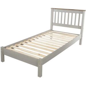 Core Products Core Corona 3ft Single Grey Wooden Bed Frame - Bed Frame Core Products Core Corona 3ft Single Grey Wooden Bed Frame - Bed Frame