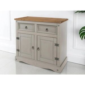 Core Corona Grey Small Sideboard - Antique & Pine Storage Core Corona Grey Small Sideboard - Antique & Pine Storage