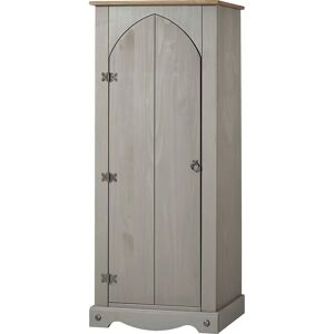 Core Corona Grey Vestry Cupboard - Vintage Style Storage Furniture Core Corona Grey Vestry Cupboard - Vintage Style Storage Furniture