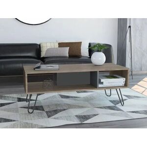 Winchester Grey Coffee Table - Modern Rustic Design with Storage Winchester Grey Coffee Table - Modern Rustic Design with Storage