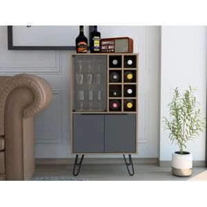 Winchester Model Bleached Oak Grey Wine Cabinet - Wine Cabinet Winchester Model Bleached Oak Grey Wine Cabinet - Wine Cabinet