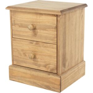 Core Cotswold Pine 2 Drawer Bedside Table - Bedside Table Core Cotswold Pine 2 Drawer Bedside Table - Bedside Table