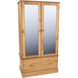 Core Cotswold Antique Pine Double Wardrobe - Wardrobe Core Cotswold Antique Pine Double Wardrobe - Wardrobe
