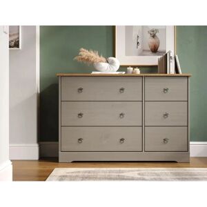 Core Products Core Corona Compact Grey and Pine 33 Drawer Wide Chest of Drawers - Chest of Drawers Core Products Core Corona Compact Grey and Pine 33 Drawer Wide Chest of Drawers - Chest of Drawers
