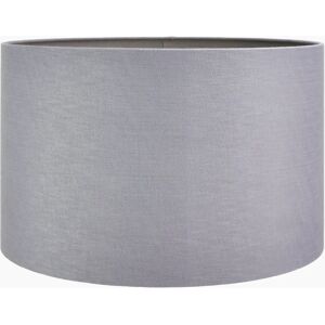 Pacific Lifestyle Lino 50cm Grey Self Lined Linen Drum Shade - Lampshade Pacific Lifestyle Lino 50cm Grey Self Lined Linen Drum Shade - Lampshade