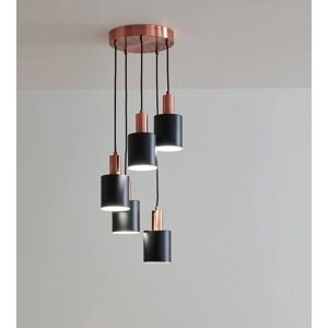 Make It A Home - Five Drop Pendant - Copper Black Make It A Home - Five Drop Pendant - Copper Black