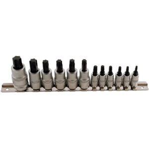 Laser Tools Short Star Socket Bit Set - 12pc - Impact Grade Laser Tools Short Star Socket Bit Set - 12pc - Impact Grade