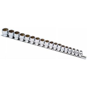 Laser Tools Metrical Alldrive Socket Set - 18pc M6 to M24 on Rail Laser Tools Metrical Alldrive Socket Set - 18pc M6 to M24 on Rail